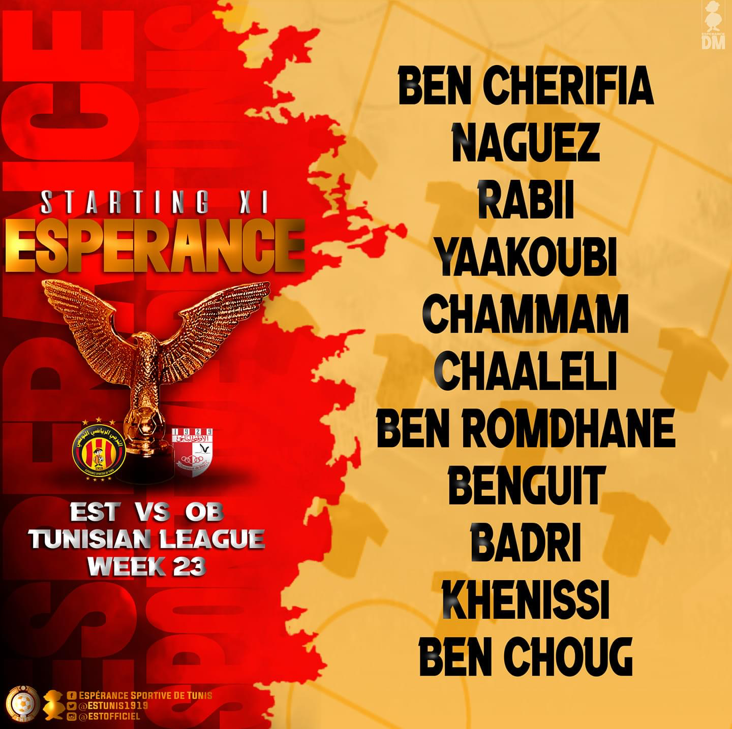 [LIGUE1 - J23] EST - OB